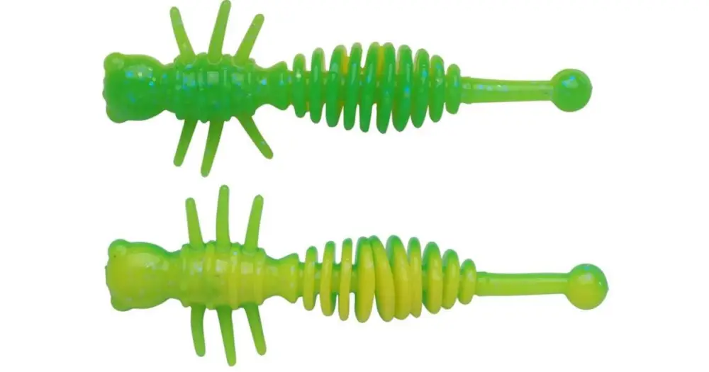 Super Cena Berkley Gumová Nástraha Powerbait Power Larvae Spring Green Sunshine Yellow