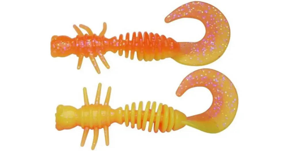 Doprava Zdarma Berkley Gumová Nástraha Powerbait Power Curly Fluor Orange Sunshine Yellow