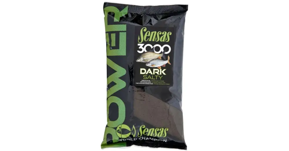 Sensas Krmítková Směs 3000 Power Dark Salty 1 kg Oblíbený