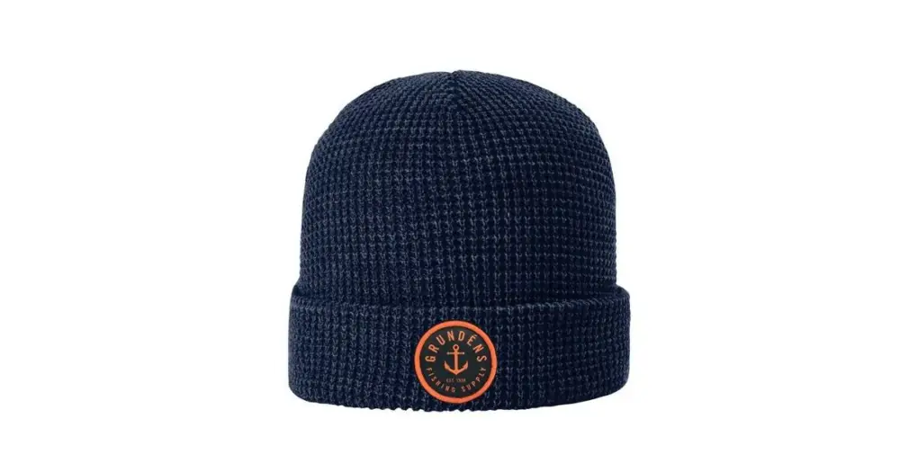 Grundéns Čepice Anchor Waffle Beanie Navy Must-Have