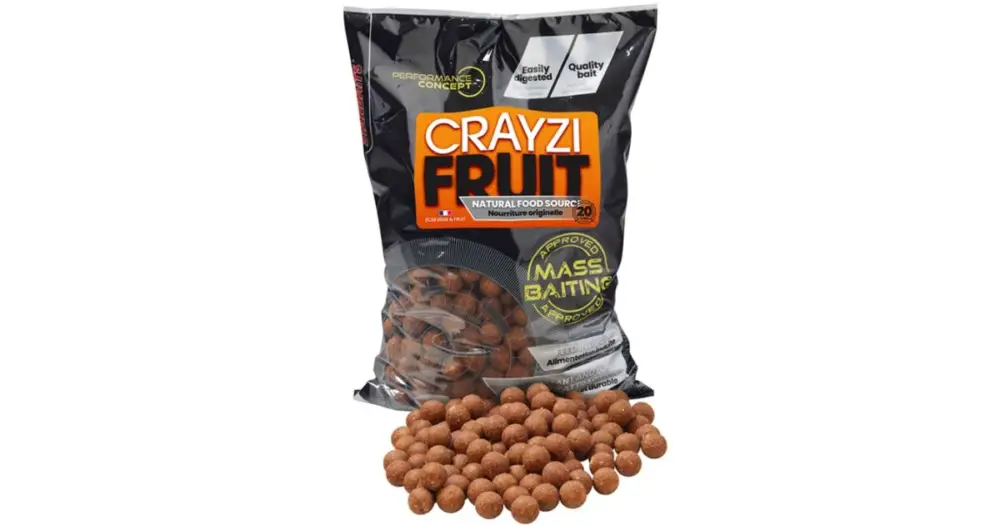 Expresní Doručení Starbaits Boilies Mass Baiting Crayzi Fruit 3 kg - 24 mm
