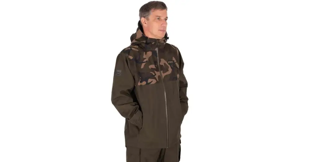 Super Cena Fox Bunda RS25K Khaki Camo Std Jacket - M