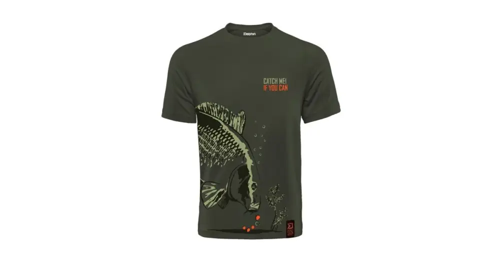 Delphin Tričko Catch me CARP NX - M Nejlepší Volba