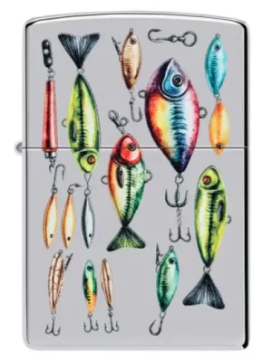 Zippo Benzínový Zapalovač Fishing Hooks Design Ihned K Objednání
