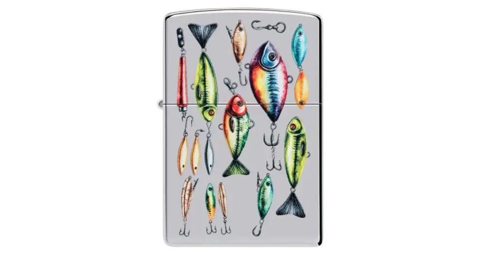 Zippo Benzínový Zapalovač Fishing Hooks Design Ihned K Objednání