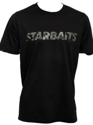 Starbaits Tričko Black Camo - S Kup Teď