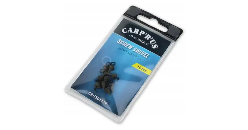 Carp´R´Us Obratlík s Vrutem Screw Swivel 10 ks Akce