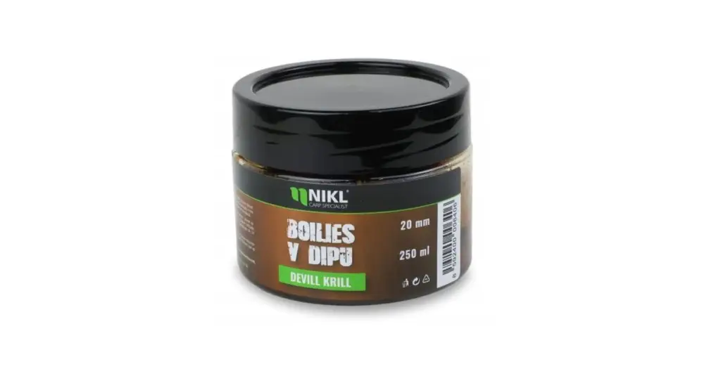 Nikl Boilies V Dipu Devill Krill 250 g - 24 mm Horká Nabídka