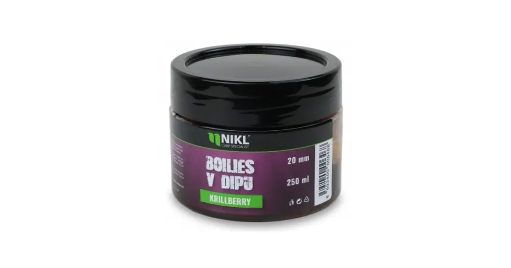 Expresní Doručení Nikl Boilies V Dipu Krill Berry 250 g - 24 mm
