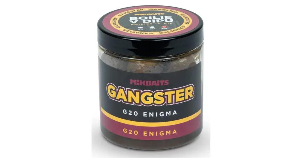 Expresní Doručení Mikbaits Boilie V Dipu Gangster G20 Enigma 250 ml - 20 mm