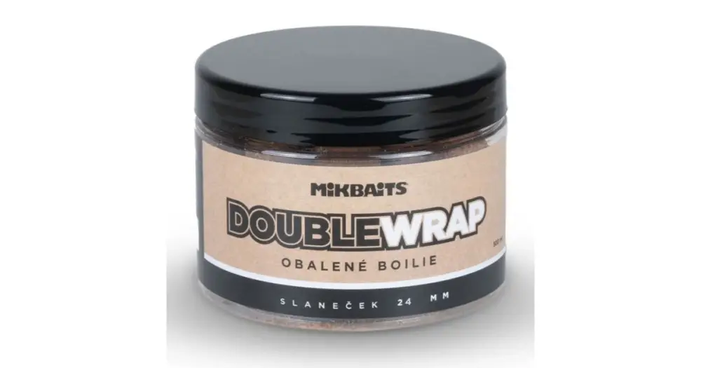 Mikbaits Boilie ManiaQ Double Wrap Slaneček 500 ml - 24 mm Vysoce Kvalitní