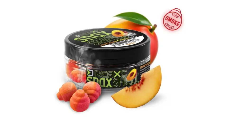 Značkový Delphin Wafters Rozpustná Nástraha D SNAX SHELL Mango Broskev 30 g - 12 mm