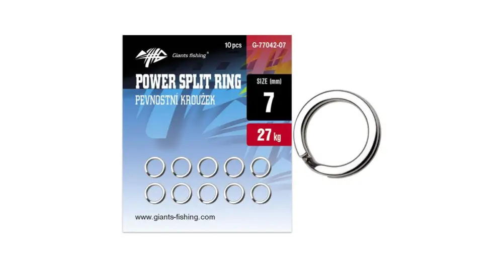 Cenový Hit Giants Fishing Kroužek Pevnostní Power Split Ring 10 ks