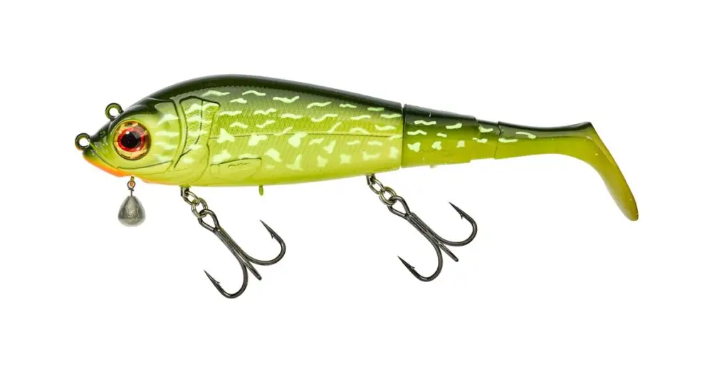 Gunki Nástraha Grouper S Burning Pike - 14 cm 34,2 g Akční Cena