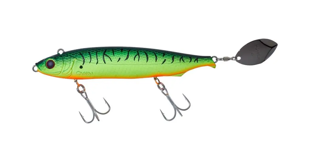 Gunki Wobler Drag Spin S Mat Fire Tiger - 13 cm 32,4 g Nejlepší Cena