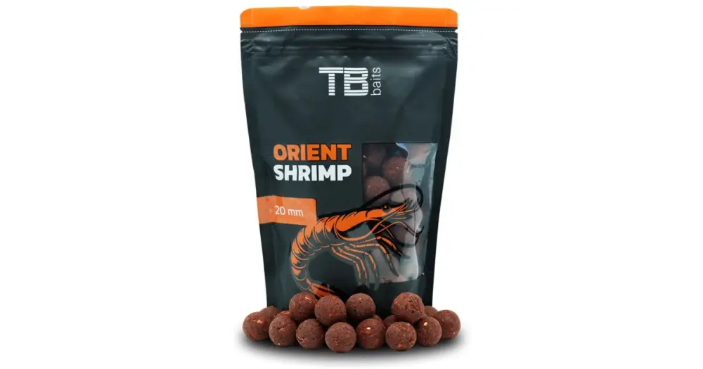 TB Baits Boilie Orient Shrimp - 250 g 20 mm Nová Kolekce