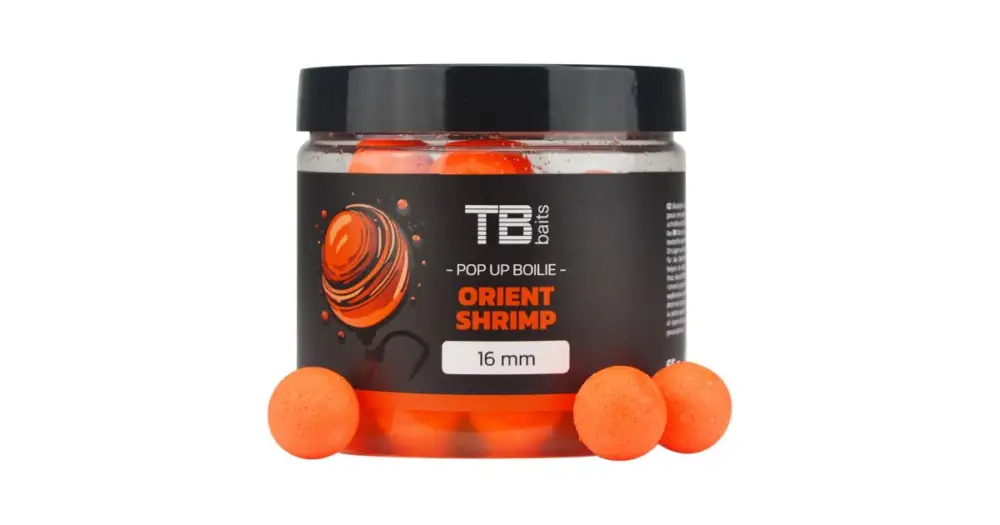 TB Baits Plovoucí Boilie Pop-Up Orient Shrimp + NHDC 65 g - 12 mm Super Cena