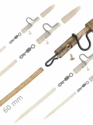 Zfish Závěsky Heavy Duty Clip Complete Pin Set 60 mm 5 ks Finální Výprodej