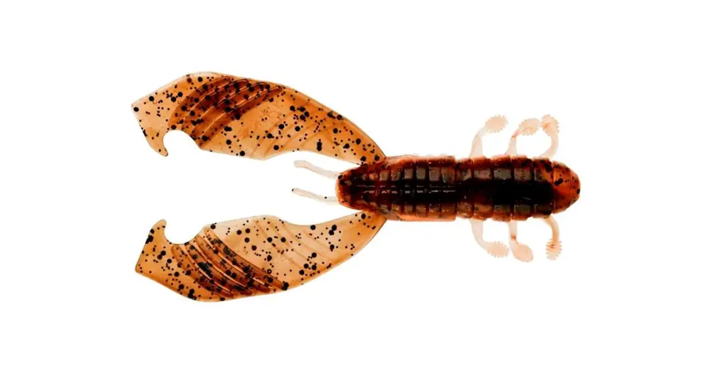 Akční Cena Gunki Ráček Boogie Craw Vib Lightning Brown - 7,5 cm 4,38 g