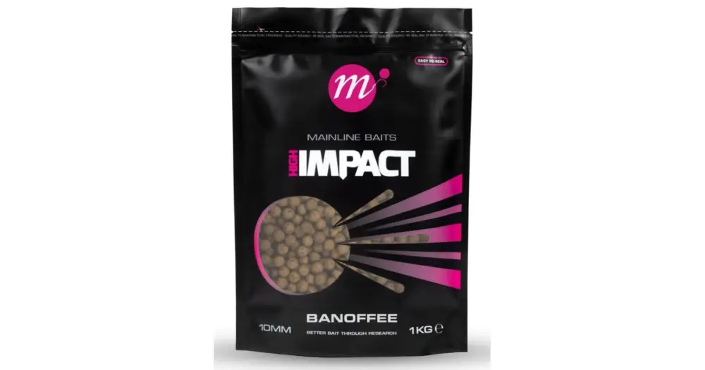 Vysoce Kvalitní Mainline Boilie Hi Impact Banoffee 1 kg - 20 mm