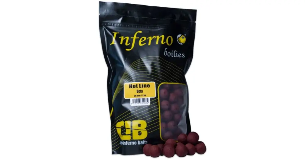 Nová Kolekce Carp Inferno Boilies Hot Line Beta - 3 kg 24 mm