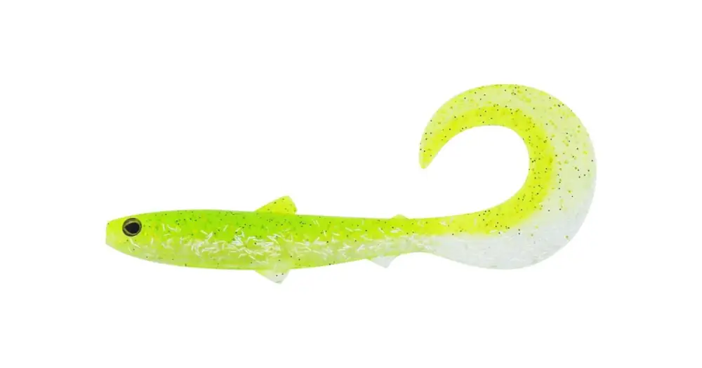 Nejlepší Cena Westin Gumová Nástraha Bullteez Curltail Holy Chartreuse - 8 cm 3 g 3 ks