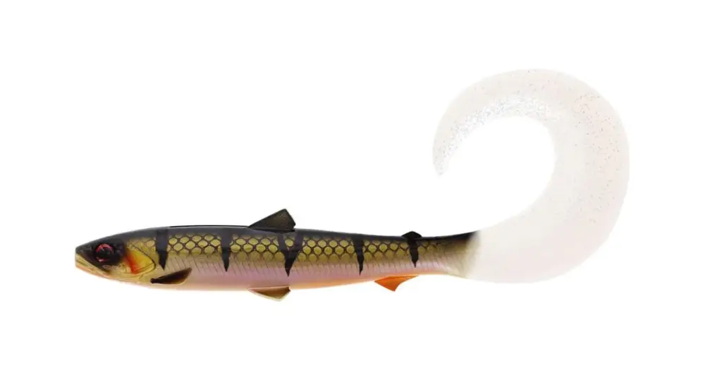 Doprava Zdarma Westin Gumová Nástraha Bullteez Curltail Bling Perch - 10 cm 6 g 2 ks