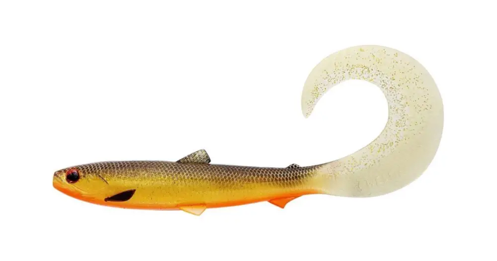 Westin Gumová Nástraha Bullteez Curltail Gold Rush - 8 cm 3 g 3 ks Vrácení Zdarma