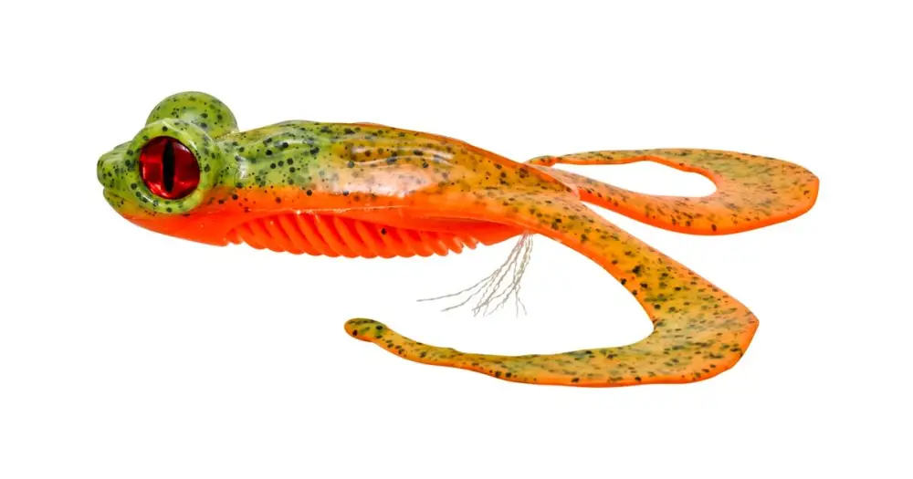 Gunki Gumová Nástraha Mama Bull Frog Fluo Chart Pepper 17 cm Autentický