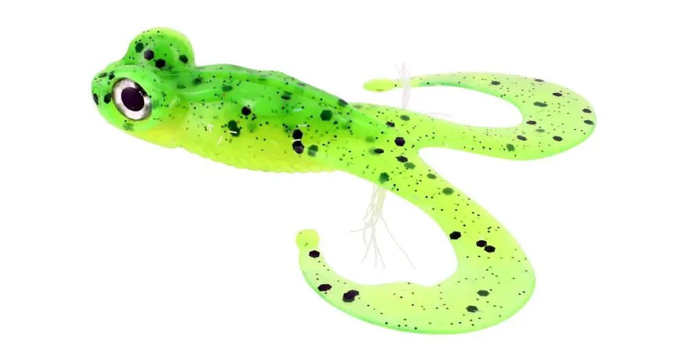 Gunki Gumová Nástraha Mama Bull Frog Lime Chart Pepper 17 cm Novinka