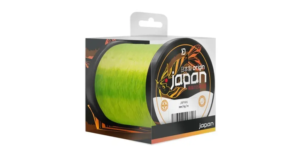 Delphin Vlasec Japan Origin Fluo Žlutá - Průměr 0,261 mm / Nosnost 5,37 kg / Návin 300 m Akce