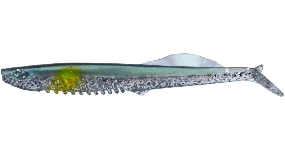 Dokud Zásoby Vydrží Gunki Gumová Nástraha V3IB ITB Green Shiner Yellow Dot Box - 10,5 cm 5,7 g