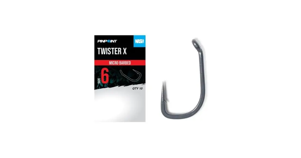 Novinka Nash Háčky Twister X Micro Barbed 10 ks - Velikost 4