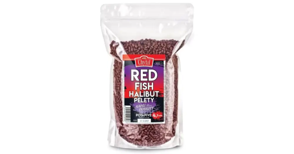 Chytil Pelety Red Fish Halibut 800 g - 4 mm Novinka