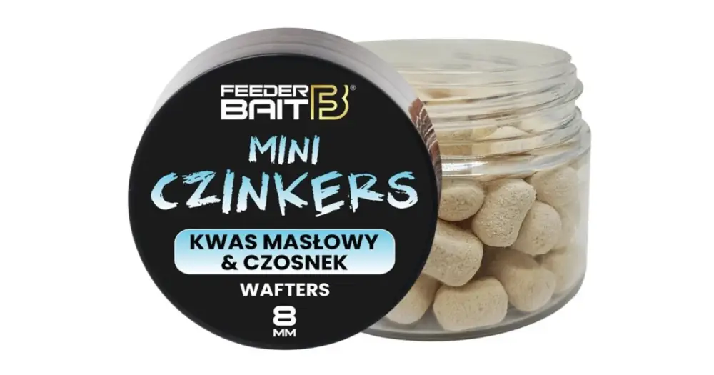 Rychlé Dodání FeederBait Wafters Mini Czinkers 6x8 mm - Česnek/Butyric Acid