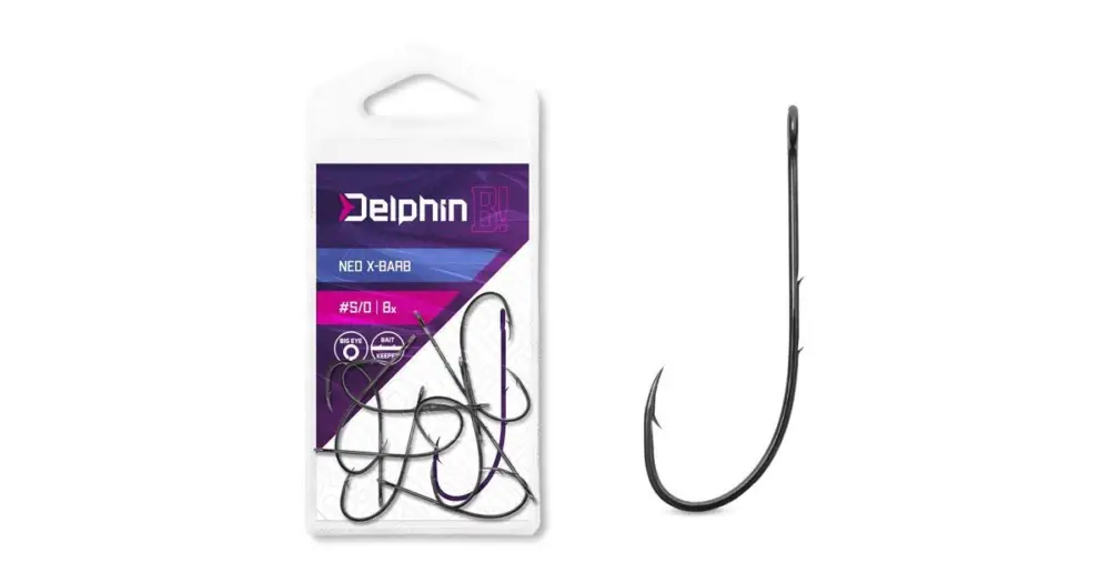 Delphin Háčky Na Čeburašku B! NEO X-Barb 8 ks - 1 Expresní Doručení
