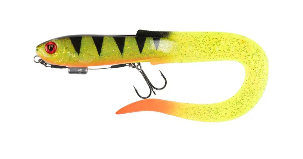 Fox Rage Gumová Nástraha Slick Eel Loaded UV Perch - 35 cm 102 g #3/0 Top Prodej