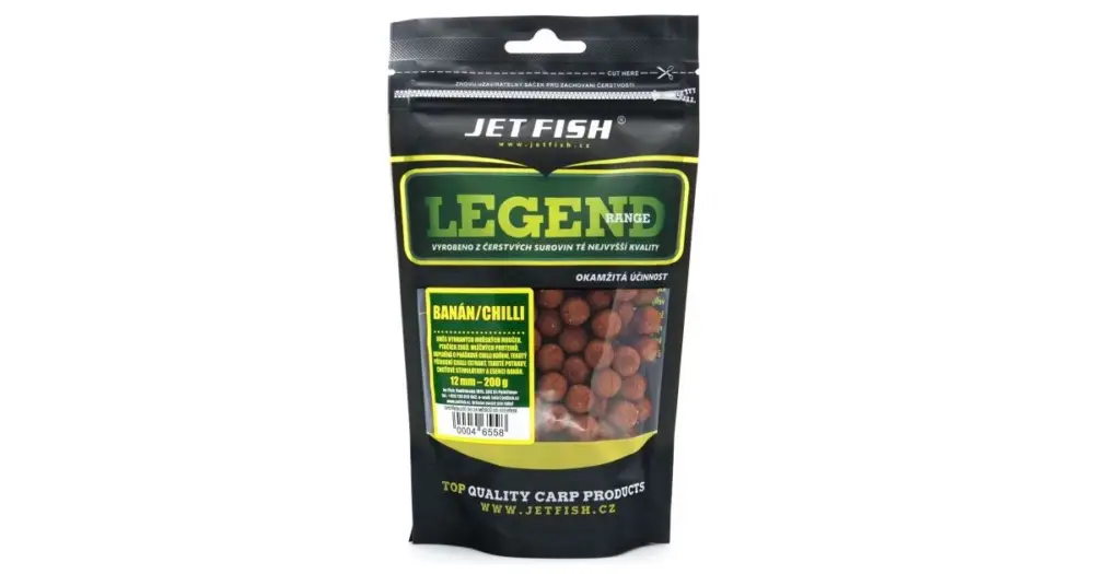 Jet Fish Boilie Legend Range Banán Chilli - 220 g 16 mm Must-Have