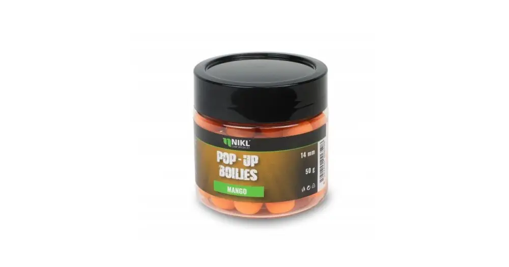 Časově Omezené Nikl Plovoucí Boilies Mango - 14 mm 50 g