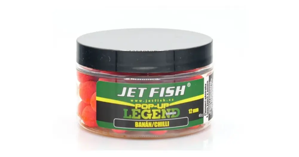 Jet Fish Plovoucí Boilie Legend Range Banán Chilli - 40 g 12 mm Nakupujte Hned
