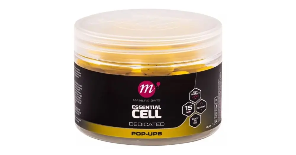 Mainline Plovoucí Boilie Essential Cell Pop Up 15 mm Nejlepší Cena