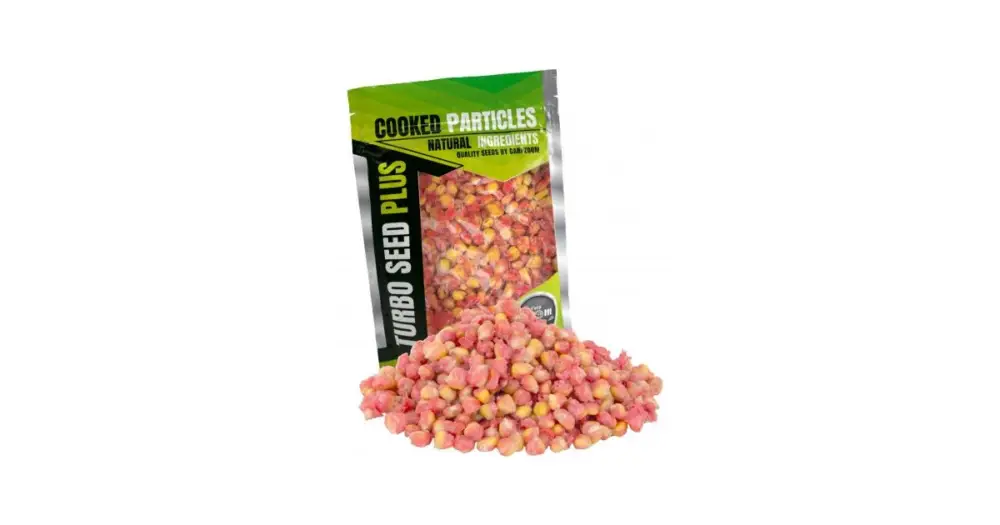 Carp Zoom Partikl Turbo Seed Plus 1 kg - Kukuřice Jahoda Koupit Online
