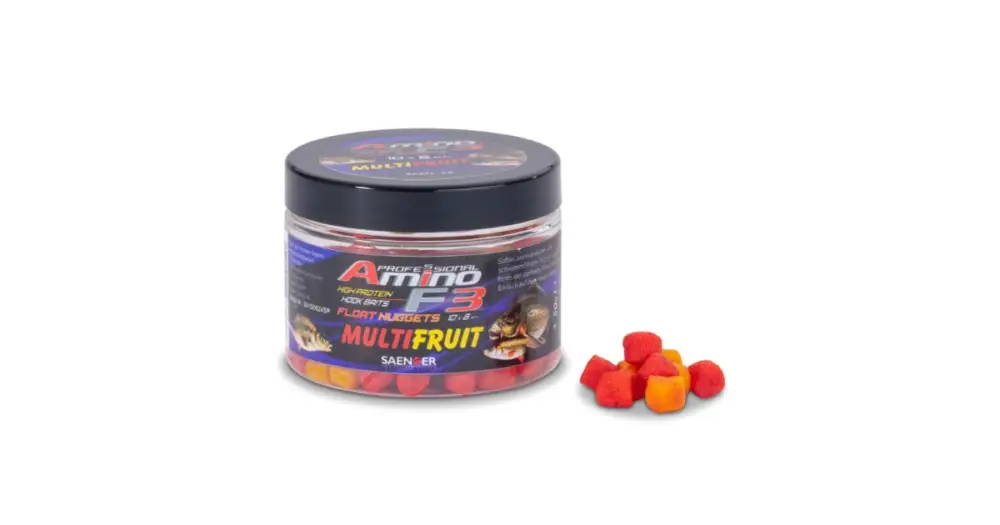 Saenger Plovoucí Nugetky Amino F-3 Mini 8x6 mm 50 g - Multifruit Novinka