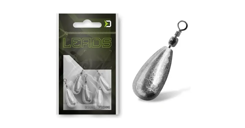 Cenový Hit Delphin Zátěž Leads Hruška s Obratlíkem - 25 g 5 ks
