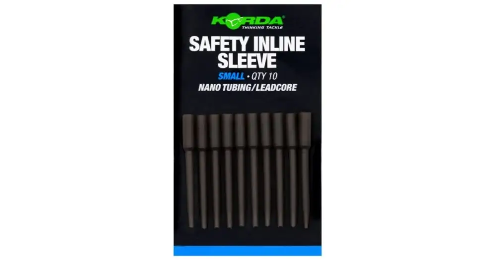 Značkový Korda Převleky Safety Inline Sleeve Nano Tubing/Leadcore - Small