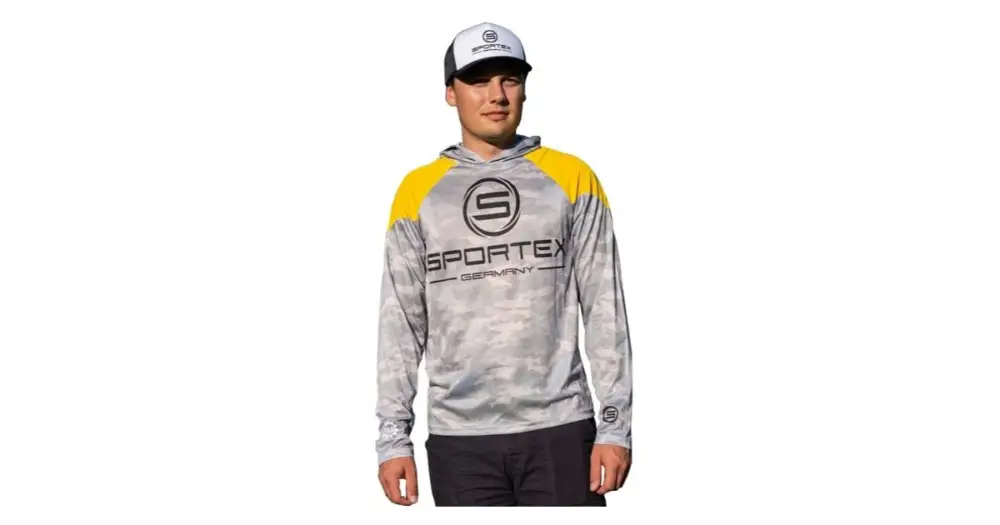 Koupit Online Sportex Tričko s Dlouhým Rukávem Dres UPF 50 Žluto/Šedé - M