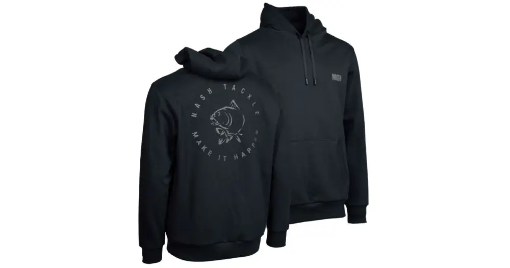 Nash Mikina Make It Happen Carp Logo Hoody Black - L Cenová Bomba