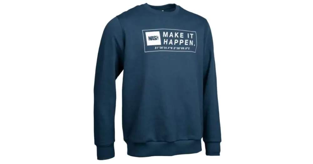 Bezpečná Platba Nash Mikina Make It Happen Coordinates Jumper Navy Blue - XL