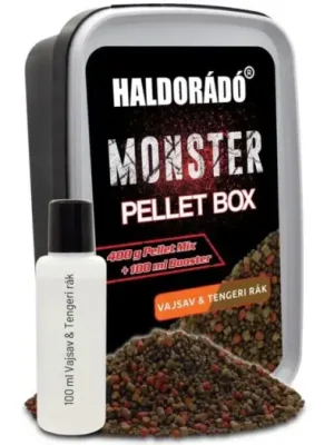 Akční Cena Haldorádó Pelety Monster Pellet Box 400 g 2 mm - N-Butyric Mořský Krab