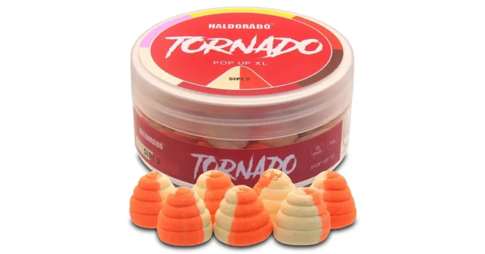 Haldorádó Plovoucí Boilie Pop-Up Tornado XL 30 g 15 mm - Sipi2 Pomeranč Skořice Ověřený